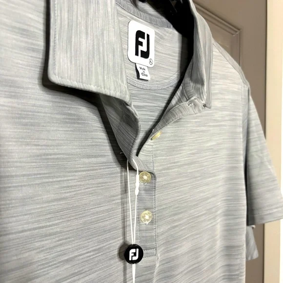 FootJoy Women’s New Space-Dyed Golf Polo Shirt Gray XL - Picture 6 of 12